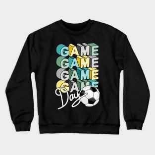 Soccer Game Day Artwork Crewneck Sweatshirt